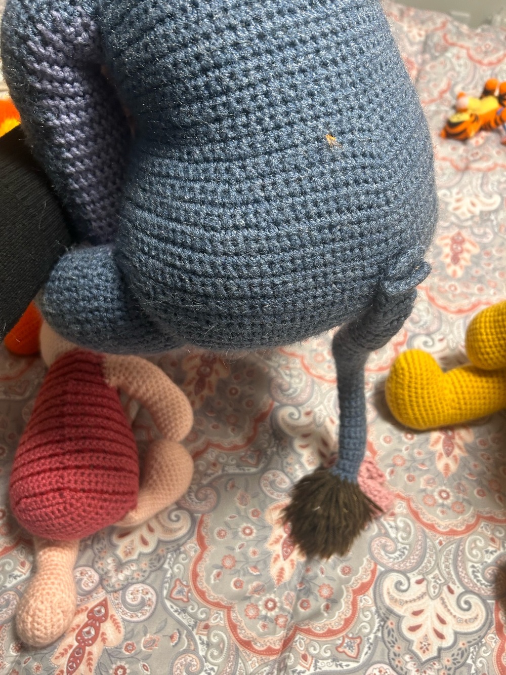 Hand crocheted eeyore - Picture 10 of 13